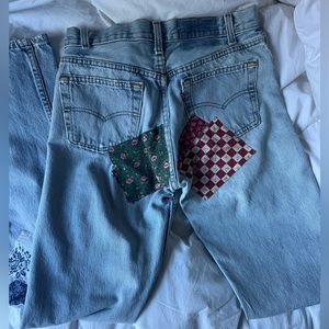 Levi’s patchwork jeans RARE